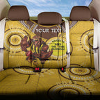 Custom AFL Hawkthorn NAIDOC Week Back Car Seat Cover Keep The Fire Burning Indigenous Art