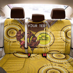 Custom AFL Hawkthorn NAIDOC Week Back Car Seat Cover Keep The Fire Burning Indigenous Art