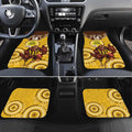 Custom AFL Hawkthorn NAIDOC Week Car Mats Keep The Fire Burning Indigenous Art