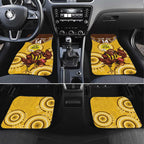 Custom AFL Hawkthorn NAIDOC Week Car Mats Keep The Fire Burning Indigenous Art