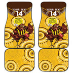 Custom AFL Hawkthorn NAIDOC Week Car Mats Keep The Fire Burning Indigenous Art