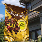 Custom AFL Hawkthorn NAIDOC Week Garden Flag Keep The Fire Burning Indigenous Art