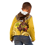 Custom AFL Hawkthorn NAIDOC Week Kid Hoodie Keep The Fire Burning Indigenous Art