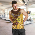 Custom AFL Hawkthorn NAIDOC Week Men Tank Top Keep The Fire Burning Indigenous Art