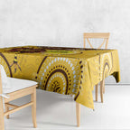 Custom AFL Hawkthorn NAIDOC Week Tablecloth Keep The Fire Burning Indigenous Art