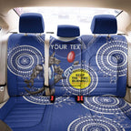 Custom AFL Kangaroos NAIDOC Week Back Car Seat Cover Keep The Fire Burning Indigenous Art