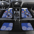 Custom AFL Kangaroos NAIDOC Week Car Mats Keep The Fire Burning Indigenous Art