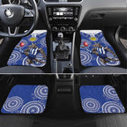 Custom AFL Kangaroos NAIDOC Week Car Mats Keep The Fire Burning Indigenous Art