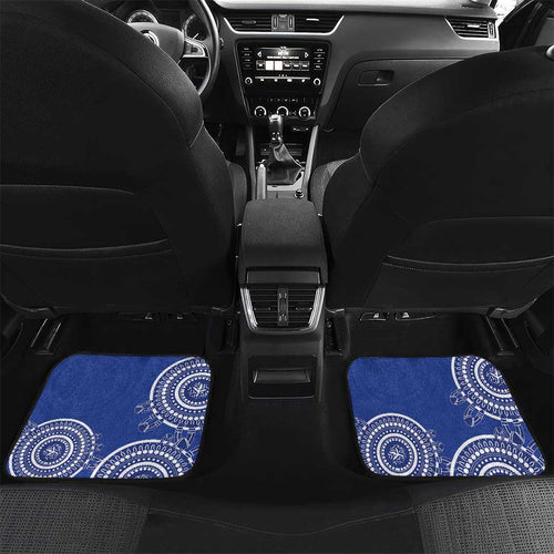 Custom AFL Kangaroos NAIDOC Week Car Mats Keep The Fire Burning Indigenous Art