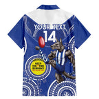 Custom AFL Kangaroos NAIDOC Week Family Matching Mermaid Dress and Hawaiian Shirt Keep The Fire Burning Indigenous Art