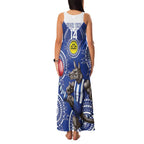 Custom AFL Kangaroos NAIDOC Week Family Matching Tank Maxi Dress and Hawaiian Shirt Keep The Fire Burning Indigenous Art