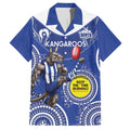 Custom AFL Kangaroos NAIDOC Week Hawaiian Shirt Keep The Fire Burning Indigenous Art