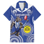 Custom AFL Kangaroos NAIDOC Week Hawaiian Shirt Keep The Fire Burning Indigenous Art