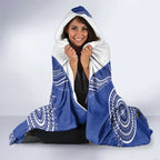 Custom AFL Kangaroos NAIDOC Week Hooded Blanket Keep The Fire Burning Indigenous Art