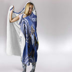 Custom AFL Kangaroos NAIDOC Week Hooded Blanket Keep The Fire Burning Indigenous Art