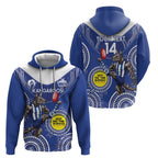 Custom AFL Kangaroos NAIDOC Week Hoodie Keep The Fire Burning Indigenous Art