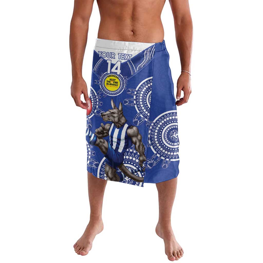 Custom AFL Kangaroos NAIDOC Week Lavalava Keep The Fire Burning Indigenous Art
