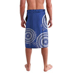 Custom AFL Kangaroos NAIDOC Week Lavalava Keep The Fire Burning Indigenous Art