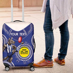 Custom AFL Kangaroos NAIDOC Week Luggage Cover Keep The Fire Burning Indigenous Art