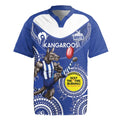 Custom AFL Kangaroos NAIDOC Week Rugby Jersey Keep The Fire Burning Indigenous Art
