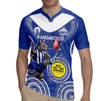 Custom AFL Kangaroos NAIDOC Week Rugby Jersey Keep The Fire Burning Indigenous Art