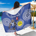 Custom AFL Kangaroos NAIDOC Week Sarong Keep The Fire Burning Indigenous Art