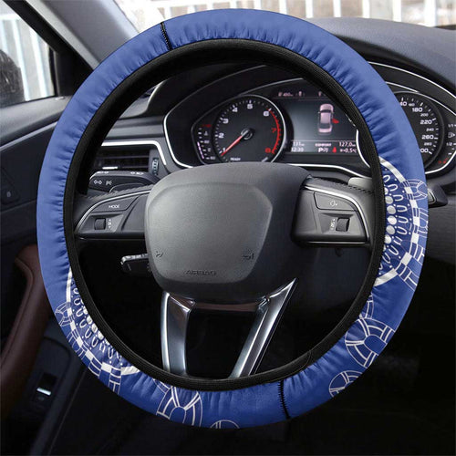 AFL Kangaroos NAIDOC Week Steering Wheel Cover Keep The Fire Burning Indigenous Art