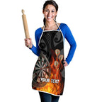 Personalised Aotearoa Darts Apron Maori Koru Flaming Dartboard - Aussie Hoodie