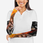 Personalised Aotearoa Darts Arm Sleeves Maori Koru Flaming Dartboard - Aussie Hoodie
