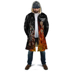 Personalised Aotearoa Darts Cloak Maori Koru Flaming Dartboard - Aussie Hoodie