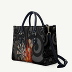 Personalised Aotearoa Darts Leather Bag Maori Koru Flaming Dartboard - Aussie Hoodie