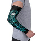 Maori Language Week Personalised Arm Sleeves Kia Mau Ki To Ukaipo Paua Shell Color