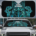 Maori Language Week Auto Sun Shade Kia Mau Ki To Ukaipo Paua Shell Color