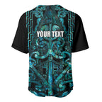 Maori Language Week Personalised Baseball Jersey Kia Mau Ki To Ukaipo Paua Shell Color