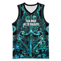 Maori Language Week Personalised Basketball Jersey Kia Mau Ki To Ukaipo Paua Shell Color