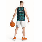 Maori Language Week Personalised Basketball Jersey Kia Mau Ki To Ukaipo Paua Shell Color