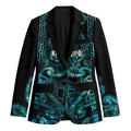 Maori Language Week Personalised Blazer Kia Mau Ki To Ukaipo Paua Shell Color