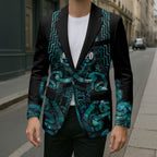 Maori Language Week Personalised Blazer Kia Mau Ki To Ukaipo Paua Shell Color