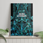 Maori Language Week Canvas Wall Art Kia Mau Ki To Ukaipo Paua Shell Color