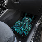 Maori Language Week Personalised Car Mats Kia Mau Ki To Ukaipo Paua Shell Color