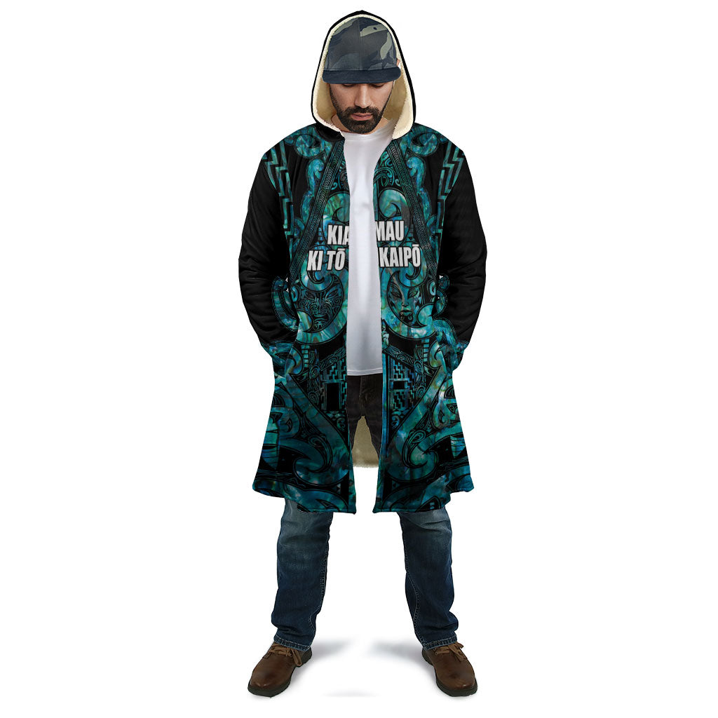 Maori Language Week Personalised Cloak Kia Mau Ki To Ukaipo Paua Shell Color