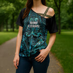 Maori Language Week Personalised Cross Shoulder Shirt Kia Mau Ki To Ukaipo Paua Shell Color