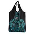 Maori Language Week Grocery Bag Kia Mau Ki To Ukaipo Paua Shell Color