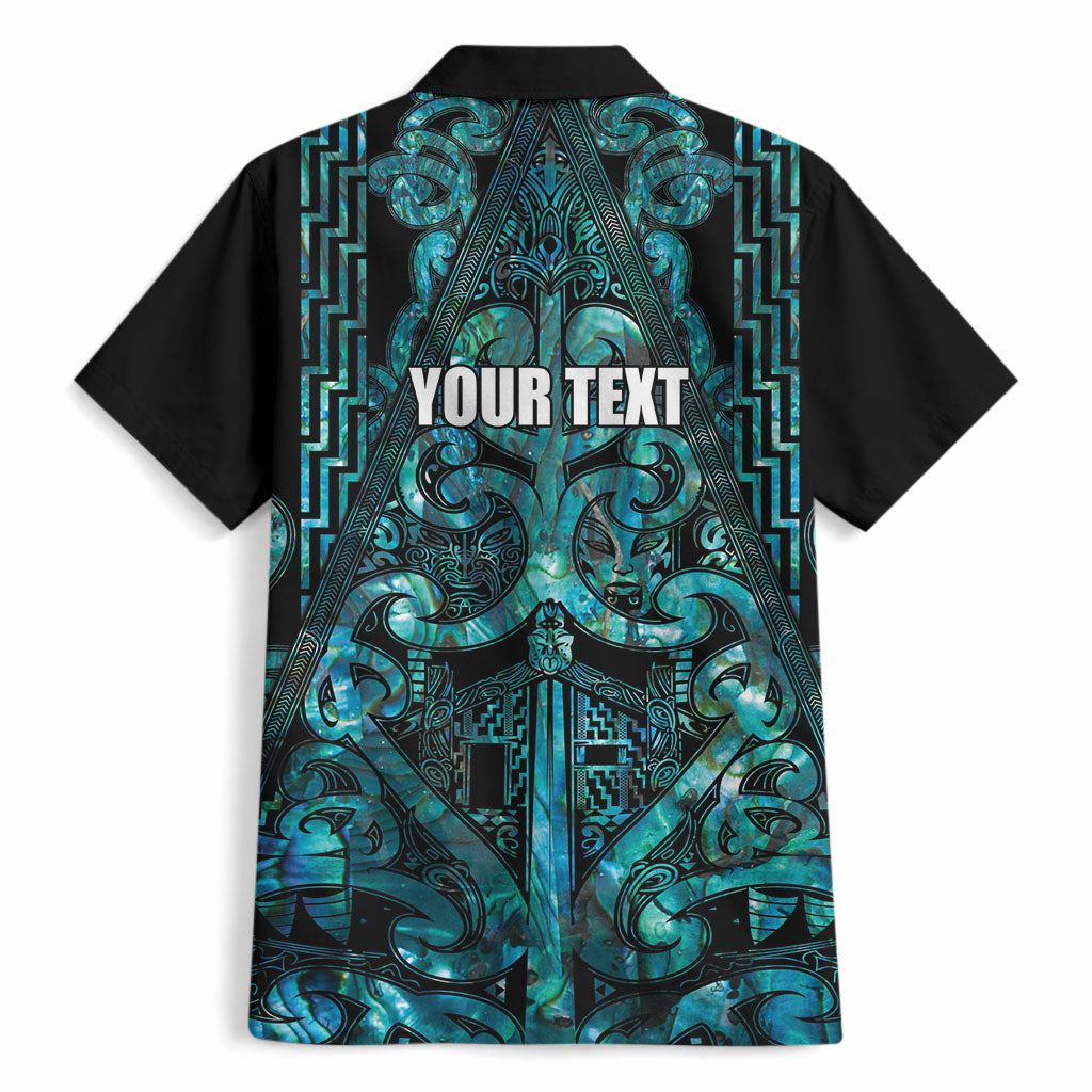 Maori Language Week Personalised Hawaiian Shirt Kia Mau Ki To Ukaipo Paua Shell Color