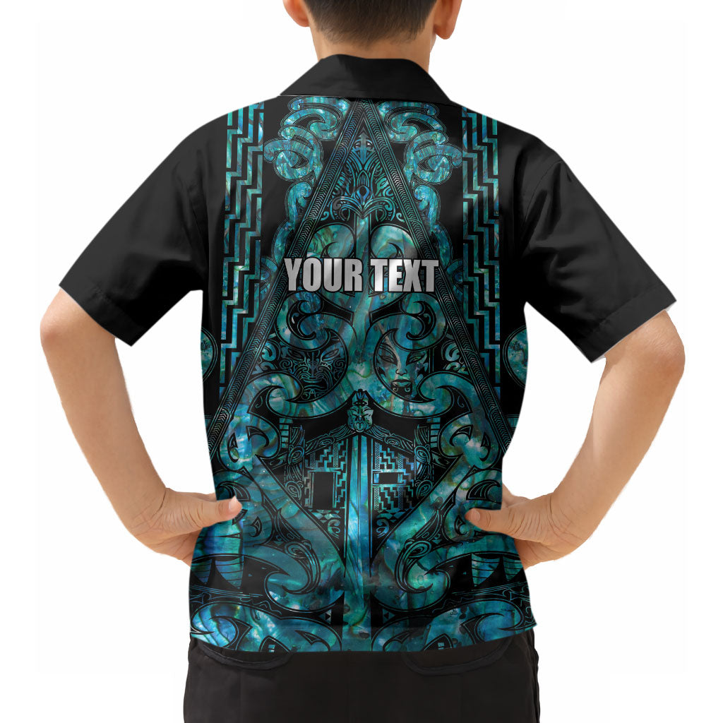Maori Language Week Personalised Hawaiian Shirt Kia Mau Ki To Ukaipo Paua Shell Color