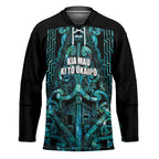 Maori Language Week Personalised Hockey Jersey Kia Mau Ki To Ukaipo Paua Shell Color