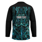 Maori Language Week Personalised Hockey Jersey Kia Mau Ki To Ukaipo Paua Shell Color