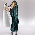 Maori Language Week Hooded Blanket Kia Mau Ki To Ukaipo Paua Shell Color