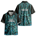 Maori Language Week Personalised Kid Hawaiian Shirt Kia Mau Ki To Ukaipo Paua Shell Color