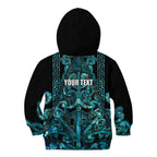 Maori Language Week Personalised Kid Hoodie Kia Mau Ki To Ukaipo Paua Shell Color
